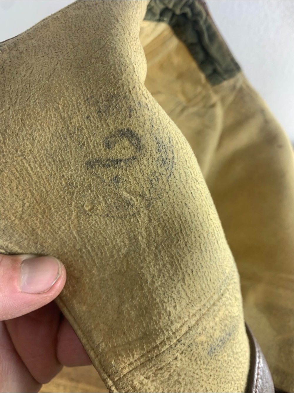 VintageWW2 Canadian or British army aviator military flight combat leatherhelmet - Picture 8 of 8
